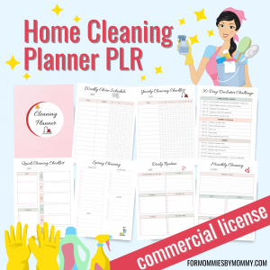 Home Cleaning Planner PLR