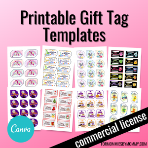 Gift Tag Canva Templates