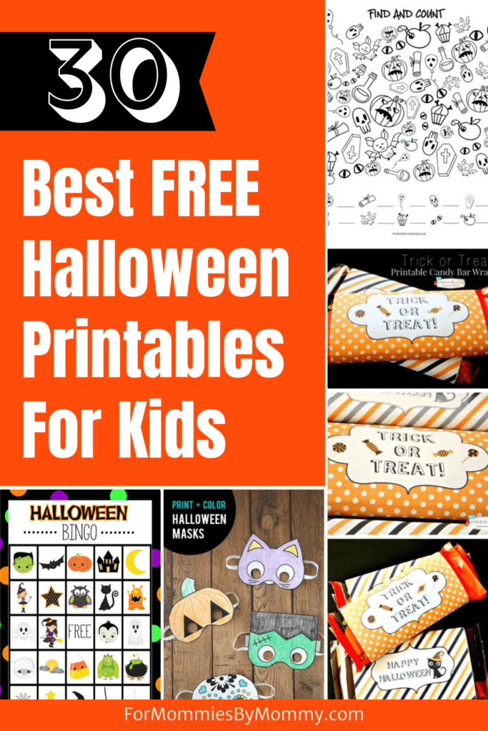 30 Super Fun And Cute Free Halloween Printables For Kids