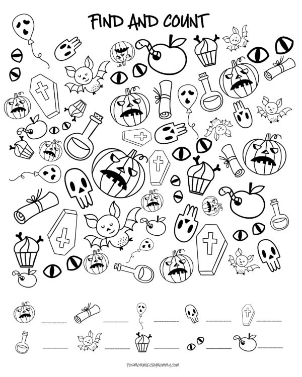 30 Super Fun And Cute Free Halloween Printables For Kids