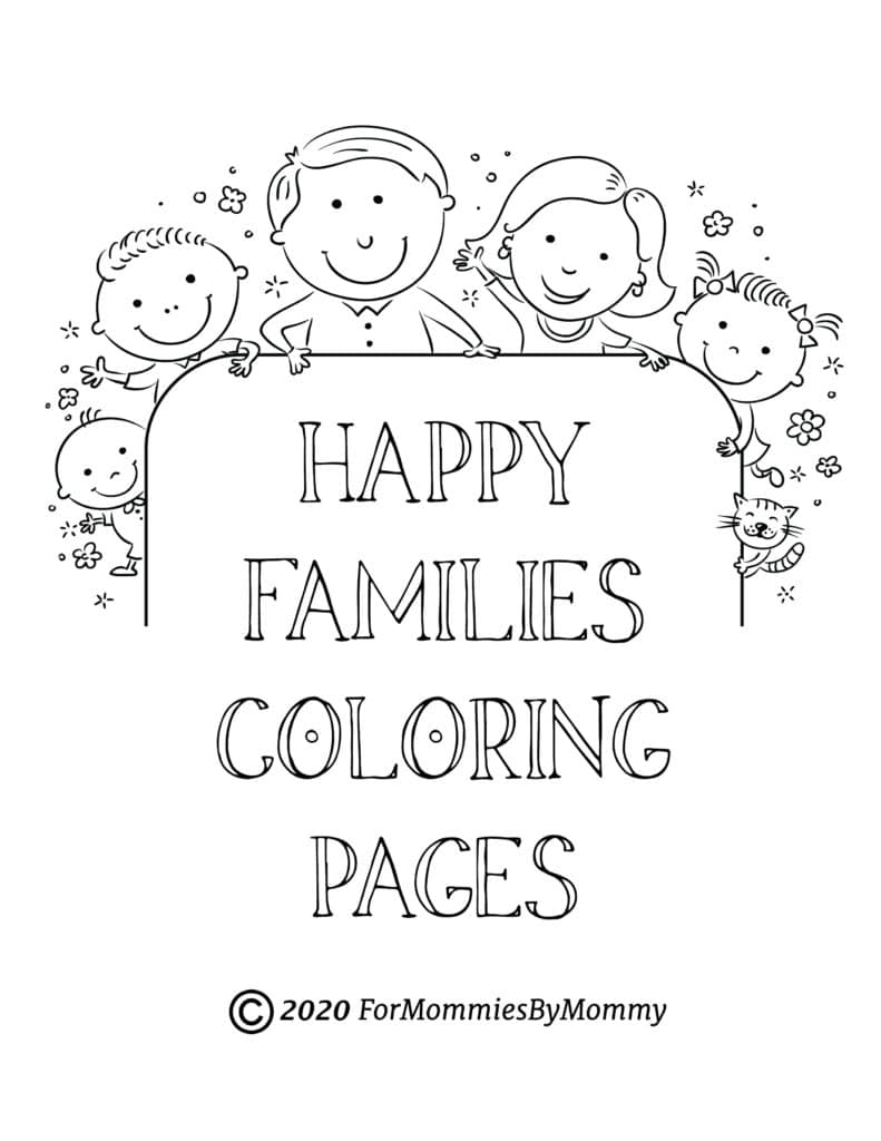 Free Printable Happy Family Coloring Pages For Kids