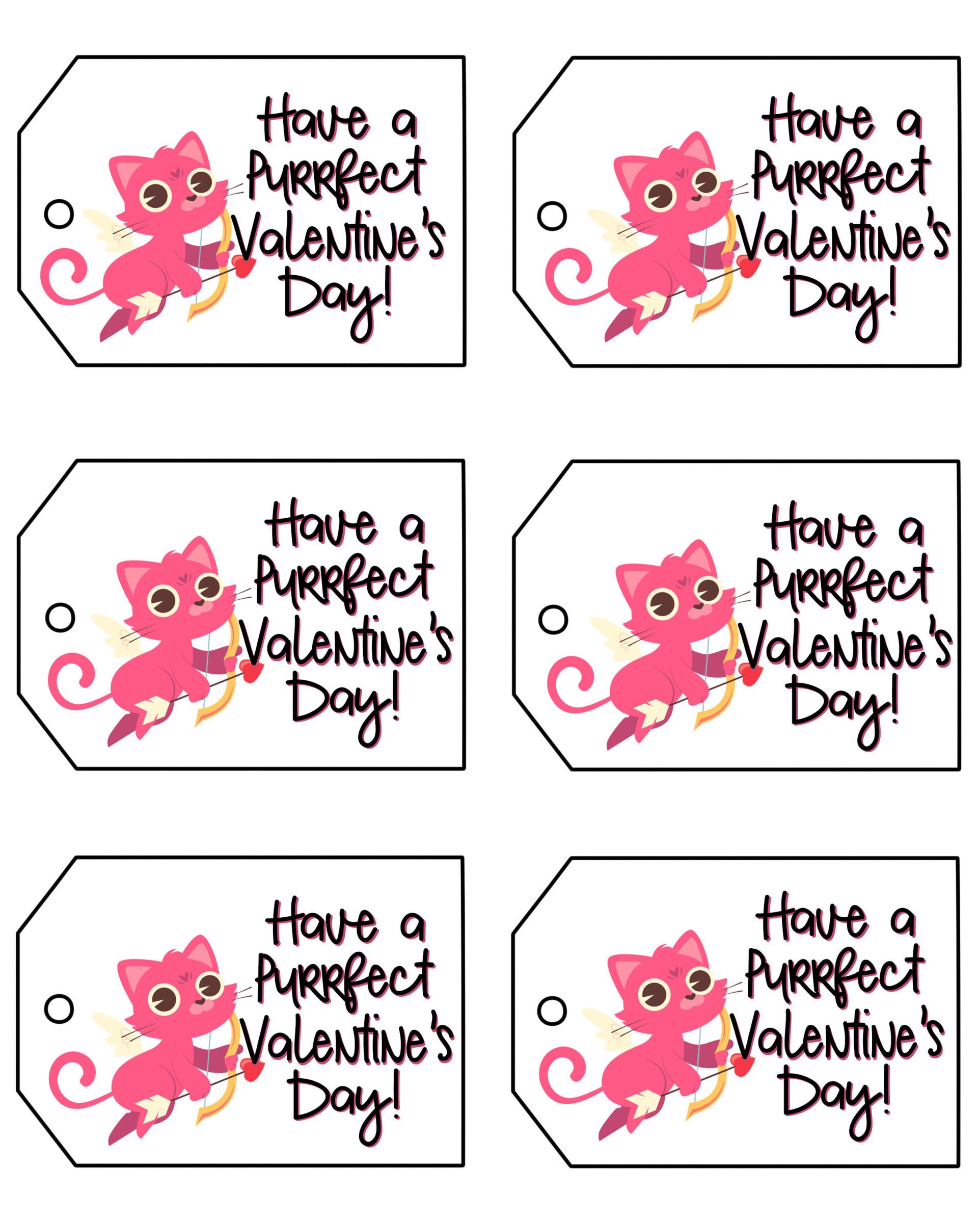 Free Printable Valentine Gift Tags That Are Fun And Pretty