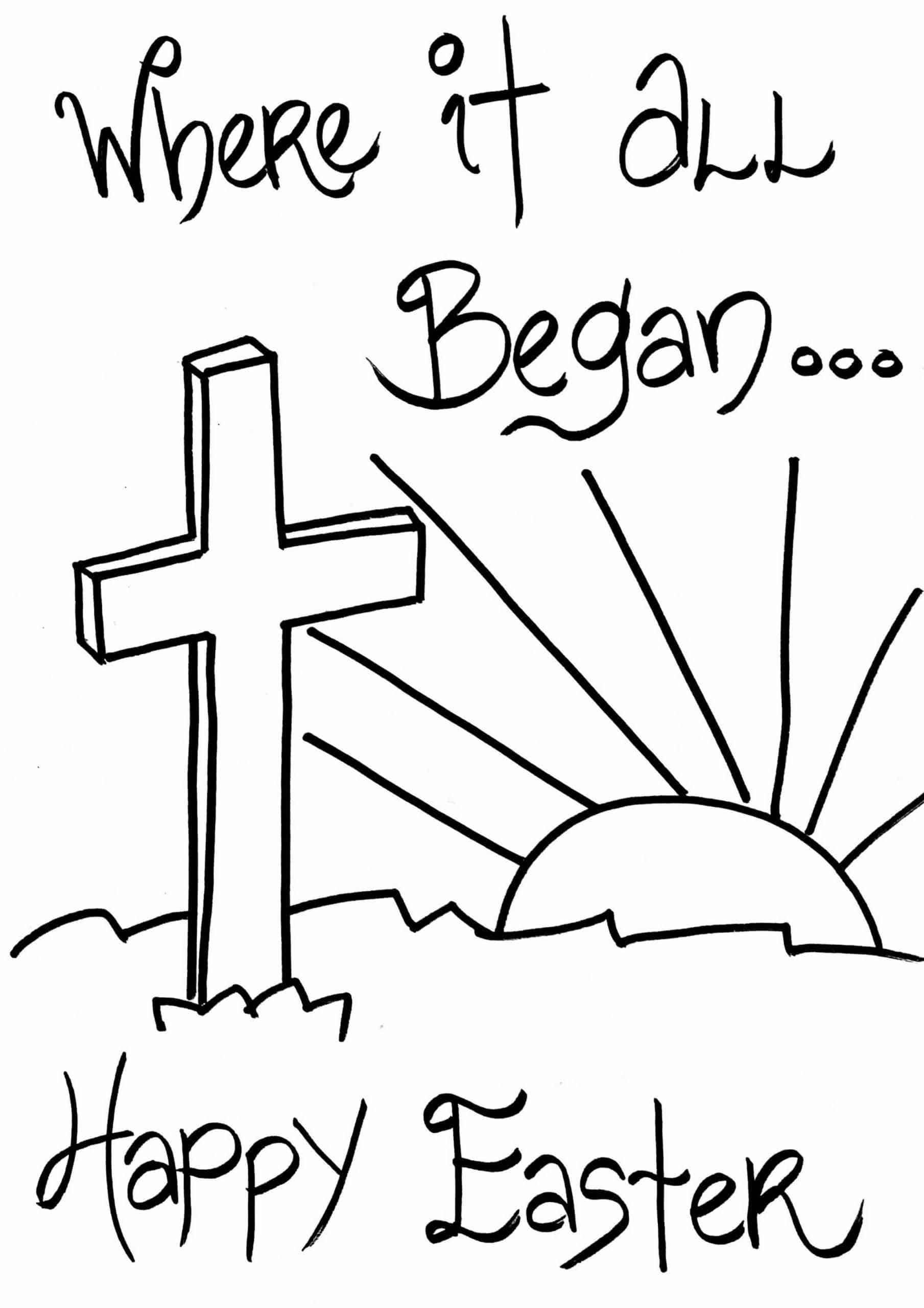 5 FREE Easter Coloring Pages For Kids