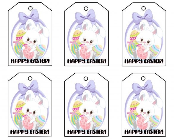 6 Adorable FREE Printable Easter Gift Tags