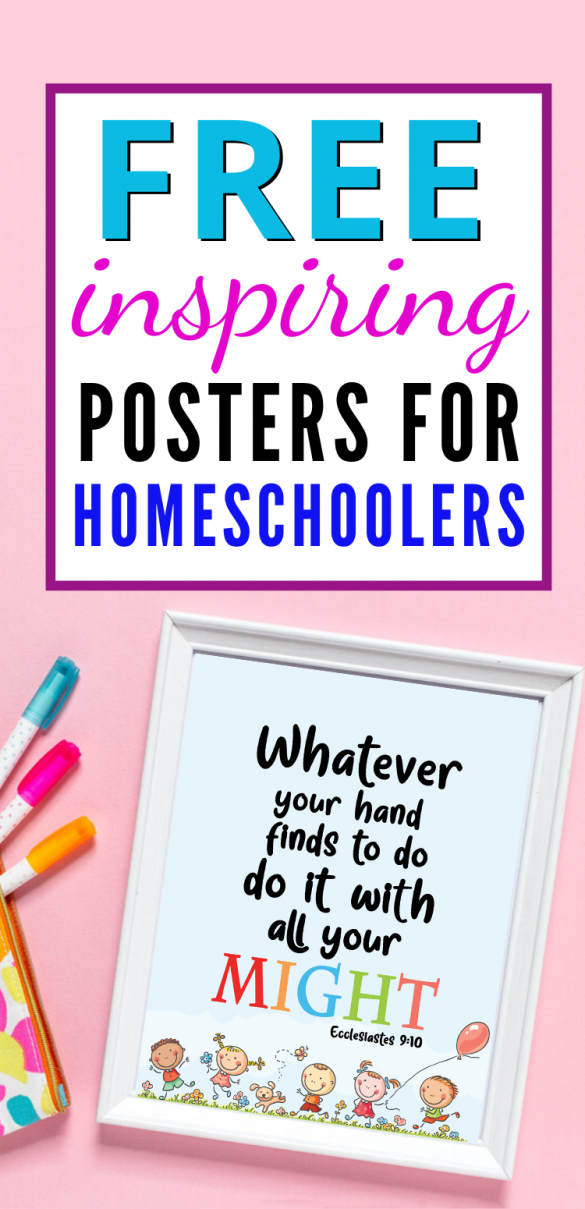 8 Free Printable Motivational Posters For Kids