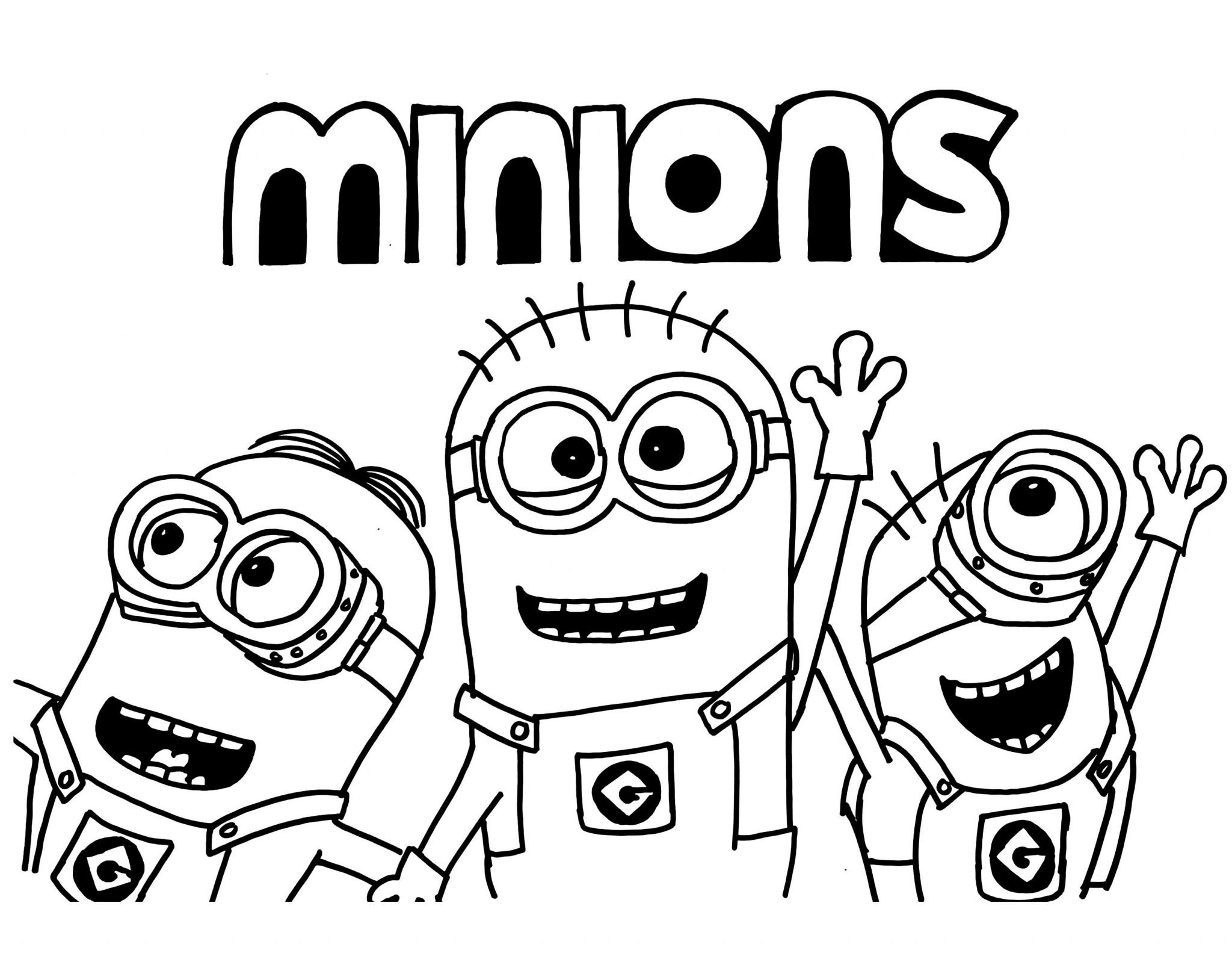 5 Printable Free Cartoon Coloring Pages For Kids That They'd Love