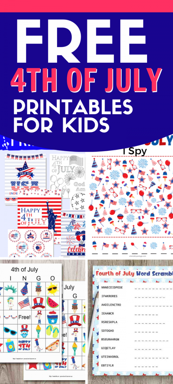 Free 4th Of July Printables For Kids