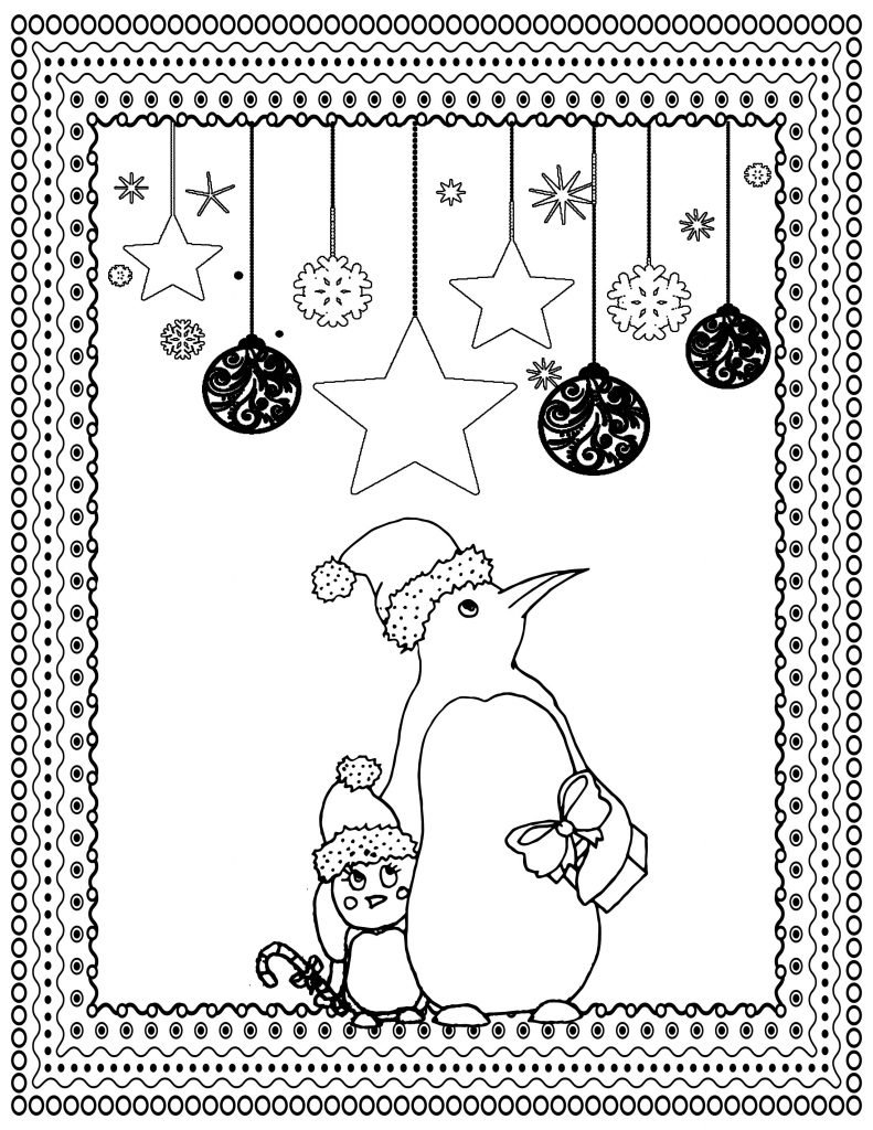 10 Free Christmas Coloring Pages For Preschoolers