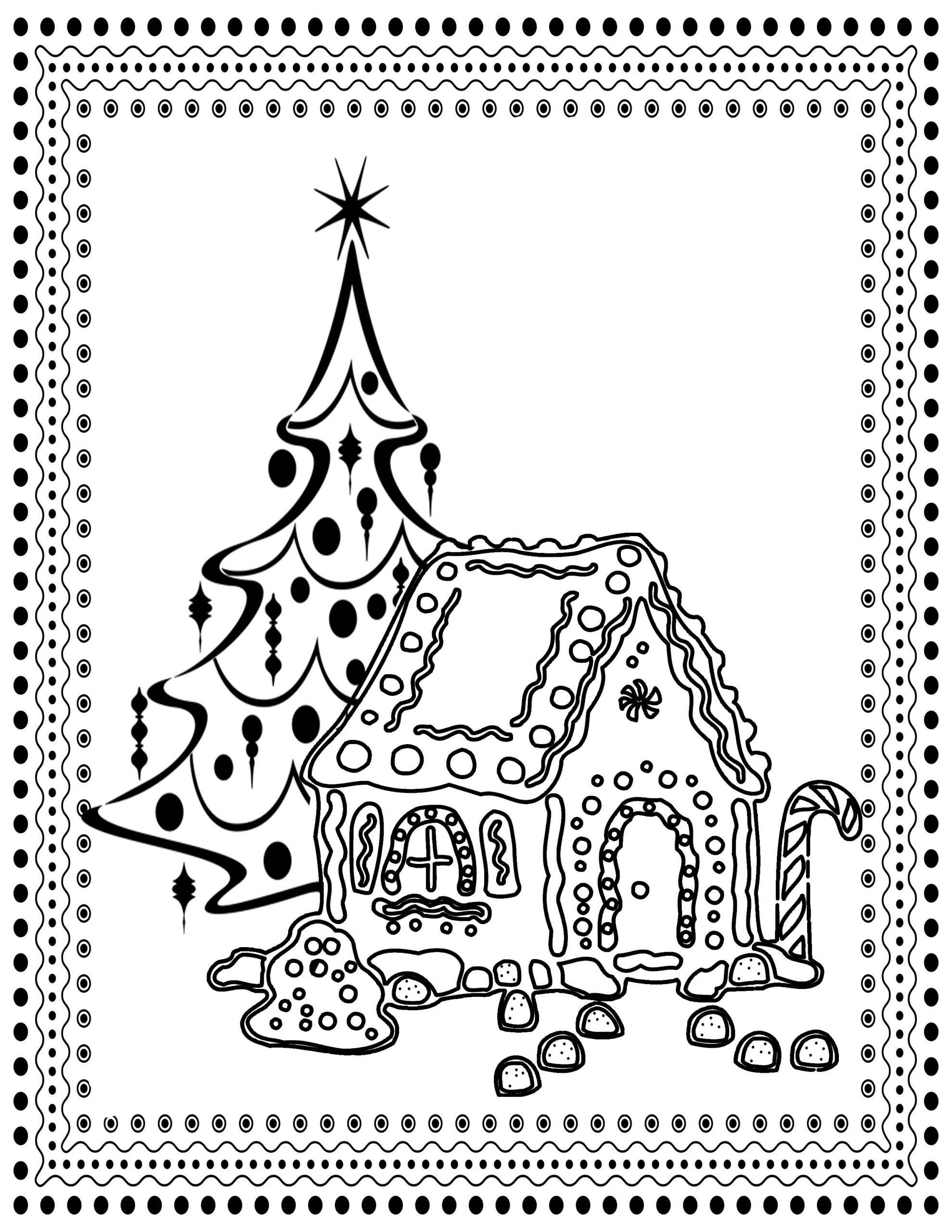 10 Free Christmas Coloring Pages For Preschoolers