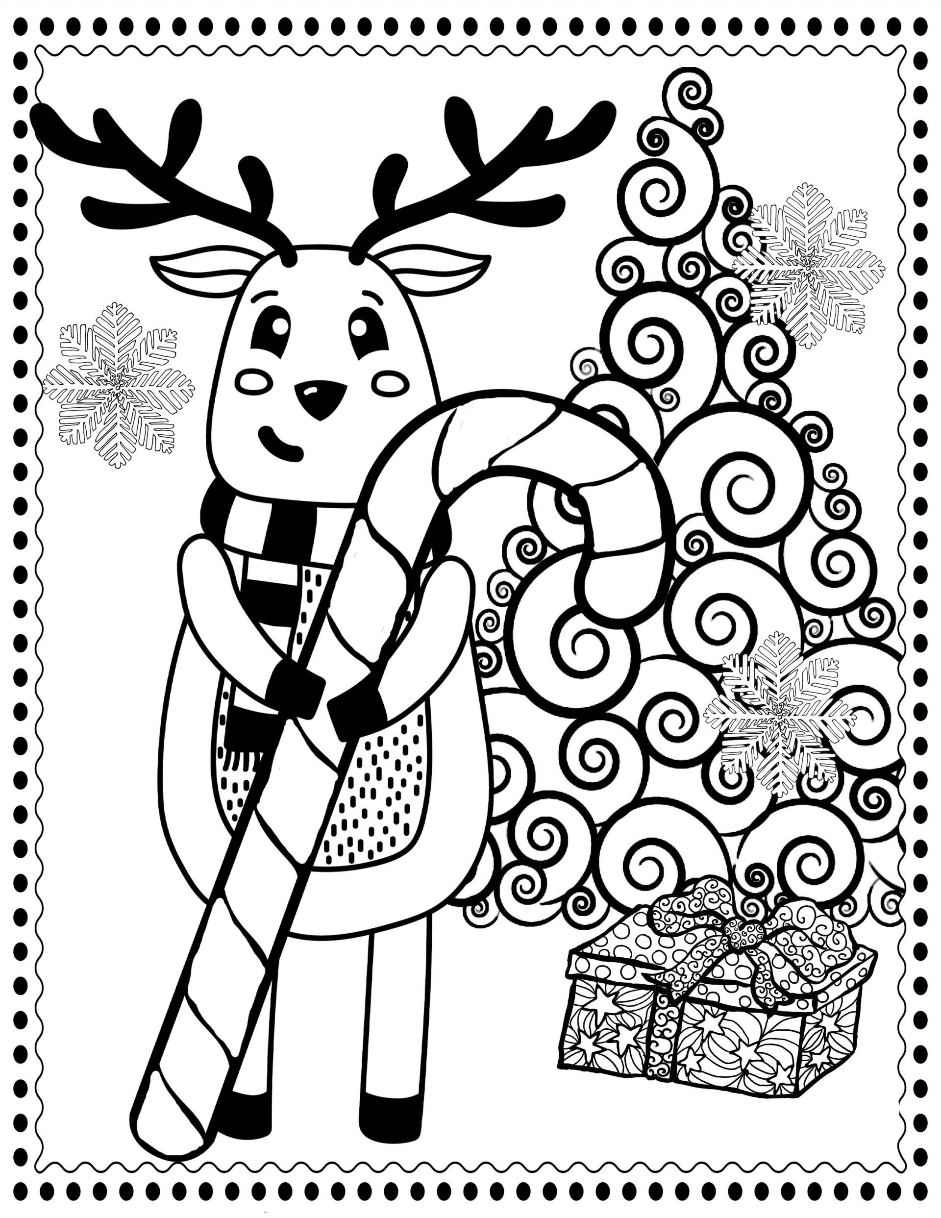 10 Free Christmas Coloring Pages For Preschoolers