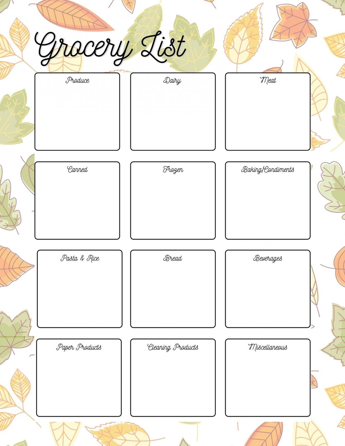 Free Thanksgiving Planner Printable - For Mommies By Mommy