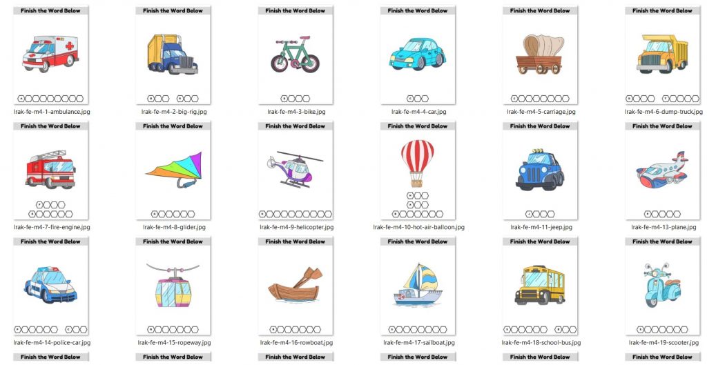 transport activity pack pic 1
